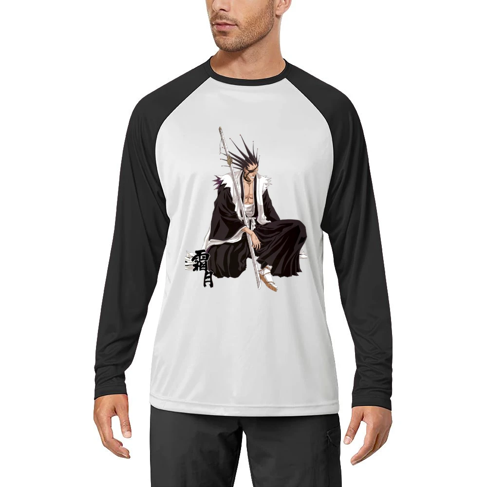 Kenpachi Zaraki - Bleach captain of the 11th Division in the Gotei 13 Men Long Sleeve T-Shirt