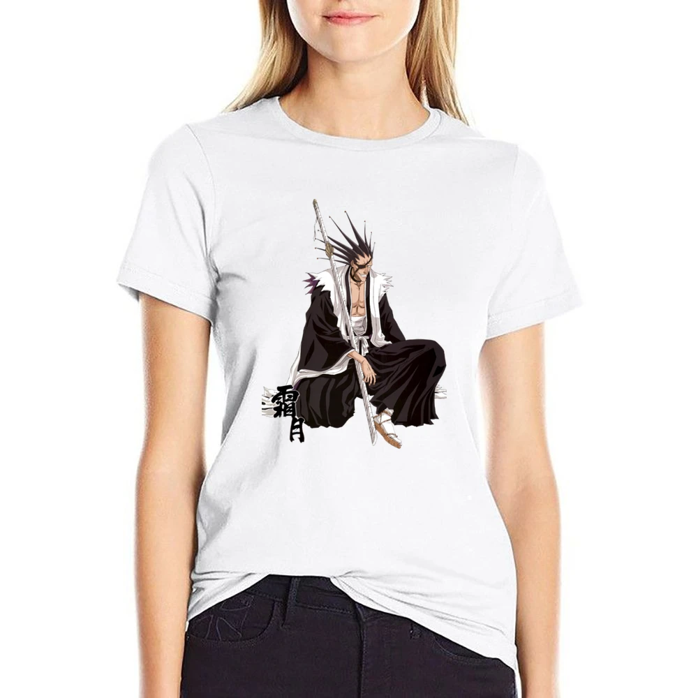 Kenpachi Zaraki - Bleach captain of the 11th Division in the Gotei 13 US Size Women Ladies T-shirt