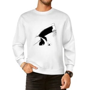 Kenpachi Zaraki captain of the 11th Division in the Gotei 13 bleach an European Size Pullover Sweater