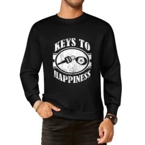 Keys To Happiness Fun Its A Jeep Thing Wrangler TJ Graphic Car European Size Pullover Sweater