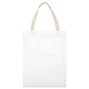 Kfc Kentucky Fried Chicken Retro White Canvas Tote Shopping Bag