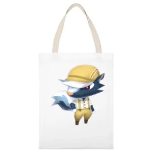 Kicks From Animal Crossing Nintendo Character Video Game White Canvas Tote Shopping Bag