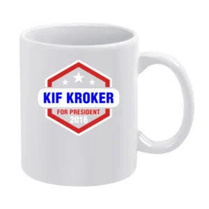 Kif Kroker For President 2016 Futurama TV Show White Mug