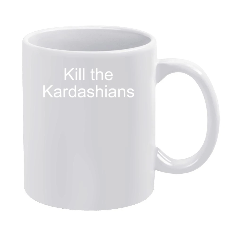 Kill The Kardashians Funny Punk Rock Metal Music Slayer Gary Holt Grap White Mug