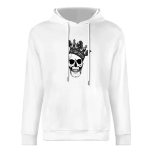 King Skull Tshirt European Size Men Hoodie