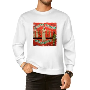 King Sunny Ade Synchro System Album Cover Distressed Image European Size Pullover Sweater
