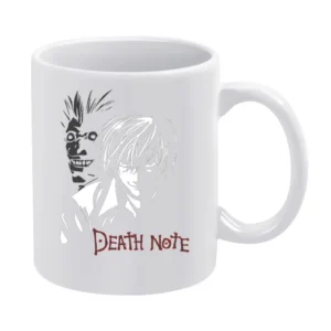 Kira light yagami shinigami ryuuk death note anime manga White Mug