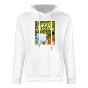 Kirbys Dream Land Game Boy Nintendo Old School Retro Video Game Fan Di European Size Men Hoodie