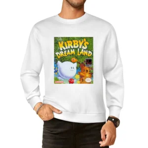 Kirbys Dream Land Game Boy Nintendo Old School Retro Video Game Fan Di European Size Pullover Sweater