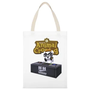 Kk Slider Dj From Animal Crossing Nintendo Video Game Fan White Canvas Tote Shopping Bag