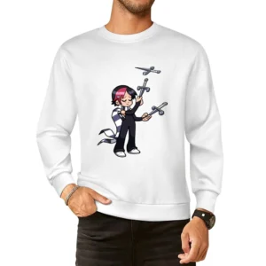 Knife taunt sircus European Size Pullover Sweater