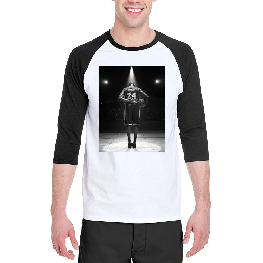 Kobe Bryant Legend Tribute Basketball Fan Men 3/4 Sleeve T-Shirt
