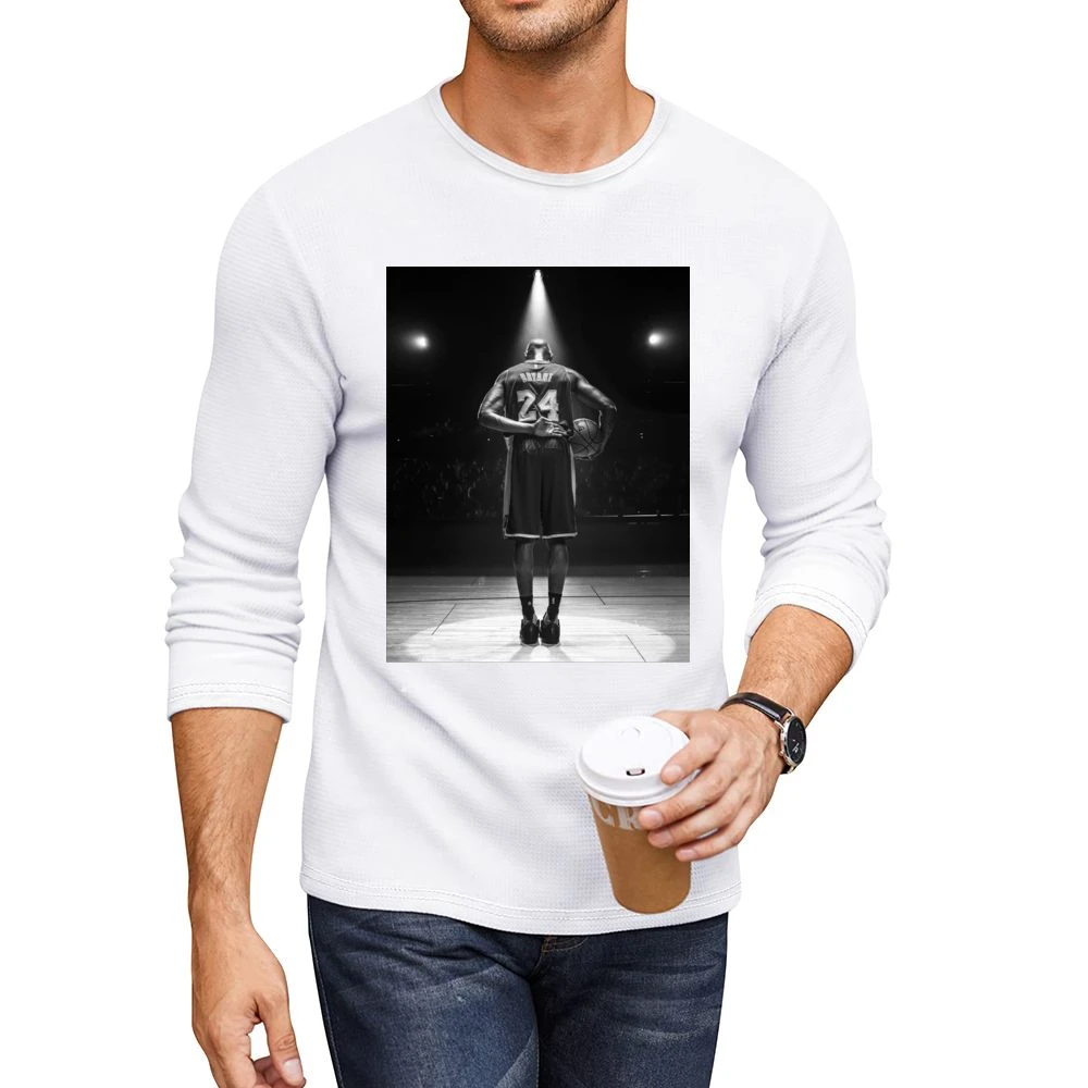 Kobe Bryant Legend Tribute Basketball Fan Men CrewNeck Long Sleeve T-Shirt
