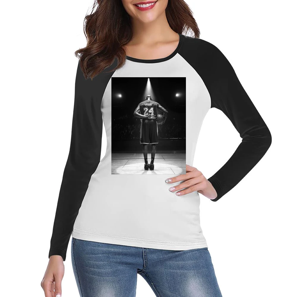 Kobe Bryant Legend Tribute Basketball Fan Women Ladies Long Sleeve T-Shirt