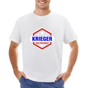 Krieger For President 2016 Archer TV Show Asian Size Men T-Shirt