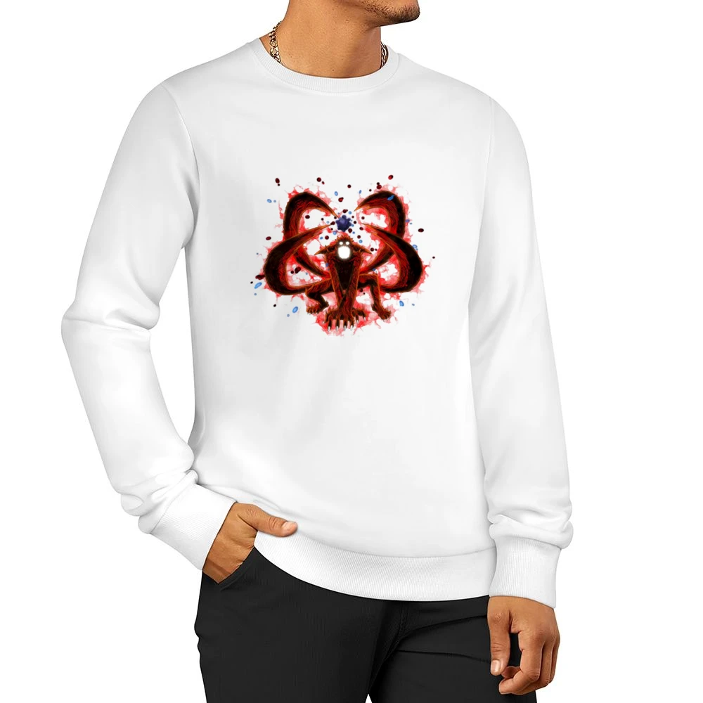 Kurama four tails bijuu ball naruto shippuden anime manga Men Pullover Sweatshirt
