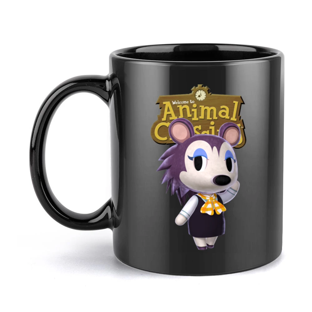 Labelle From Animal Crossing Nintendo Video Game Fan Black Mug