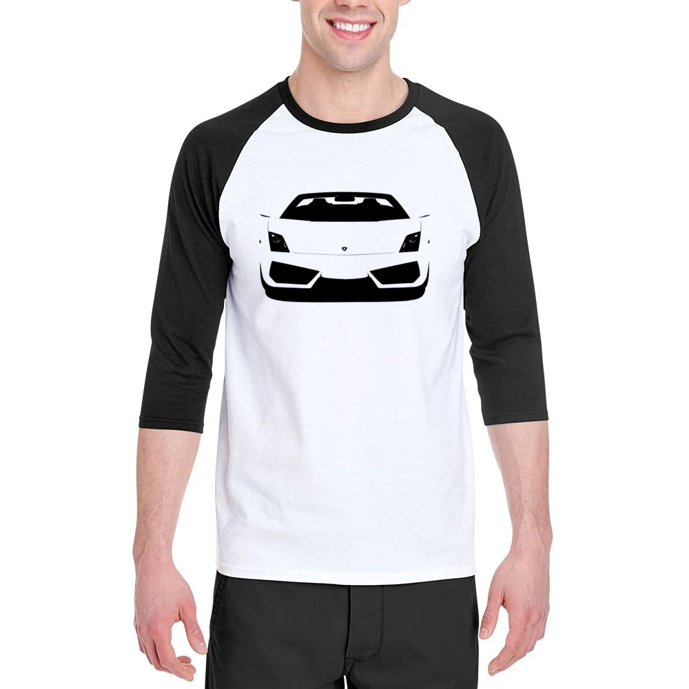 Lamborghini Gallardo Spyder Convertible Graphic Italian Car Enthusiast Men 3/4 Sleeve T-Shirt