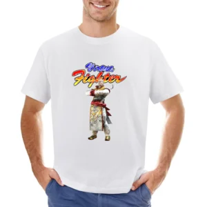 Lau Chan Virtua Fighter Arcade Fighting Retro Video Game Character Fan Asian Size Men T-Shirt