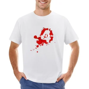 Left for 4 Dead Shooter Video game Zombie Asian Size Men T-Shirt