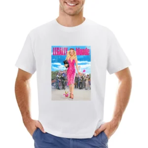 Legally Blonde Vintage Distressed Style Elle Woods Graphic Movie Poste Asian Size Men T-Shirt