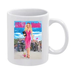 Legally Blonde Vintage Distressed Style Elle Woods Graphic Movie Poste White Mug