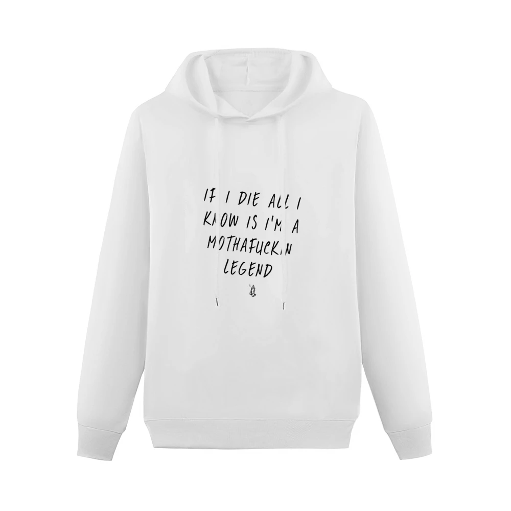 Legend Tshirt Men Hoodie Without Pocket