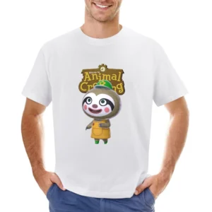 Leif From Animal Crossing Nintendo Video Game Fan Asian Size Men T-Shirt