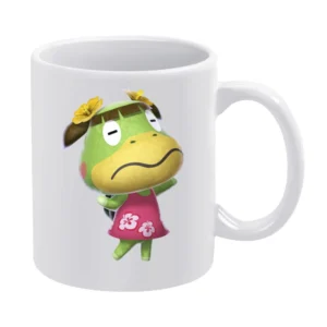 Leila From Animal Crossing Nintendo Character Video Game White Mug