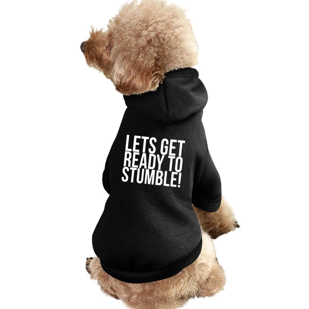 Lets Get Ready To Stumble Fun Drunk Drinking University Frosh Party T Pet Apparel Clothes