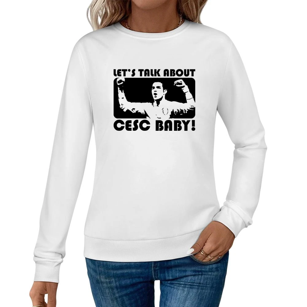 Lets Talk About Cesc Fabregas Soccer Women Pullover Sweatshirt