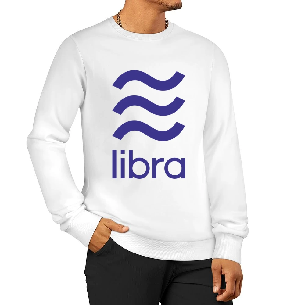 Libra Facebook Cryptocurrency Men Pullover Sweatshirt