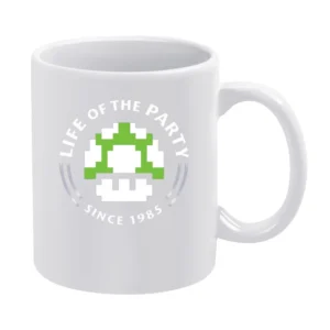 Life of the party since 1985 - Super Mario bros Nintendo White Mug