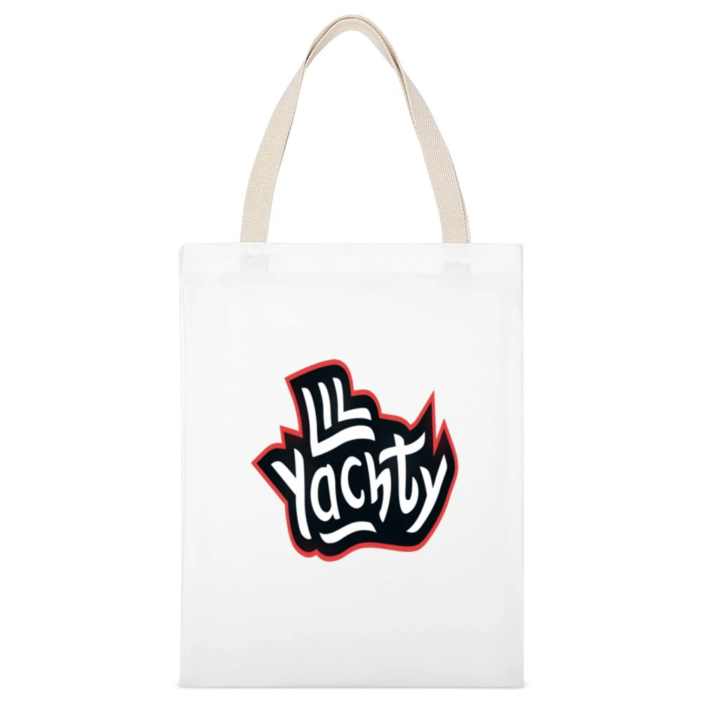 Lil Yatchy Rap Tshirt (all Styles And Colors Available) White Canvas Tote Shopping Bag