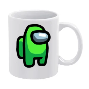 Lime Green Suspect Fun Video Game Fan White Mug
