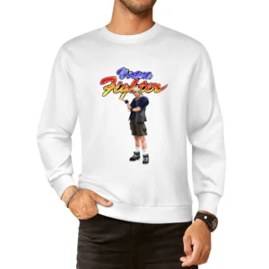Lion Rafale Virtua Fighter Arcade Fighting Retro Video Game Character European Size Pullover Sweater