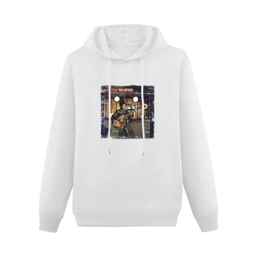 Little Beaver Party Down Album Cover Distressed Image Men Hoodie Without Pocket