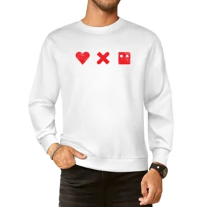 Love Death Robots Netflix Heavy Metal Sci Fi Tv Distressed Red European Size Pullover Sweater
