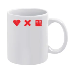 Love Death Robots Netflix Heavy Metal Sci Fi Tv Distressed Red White Mug