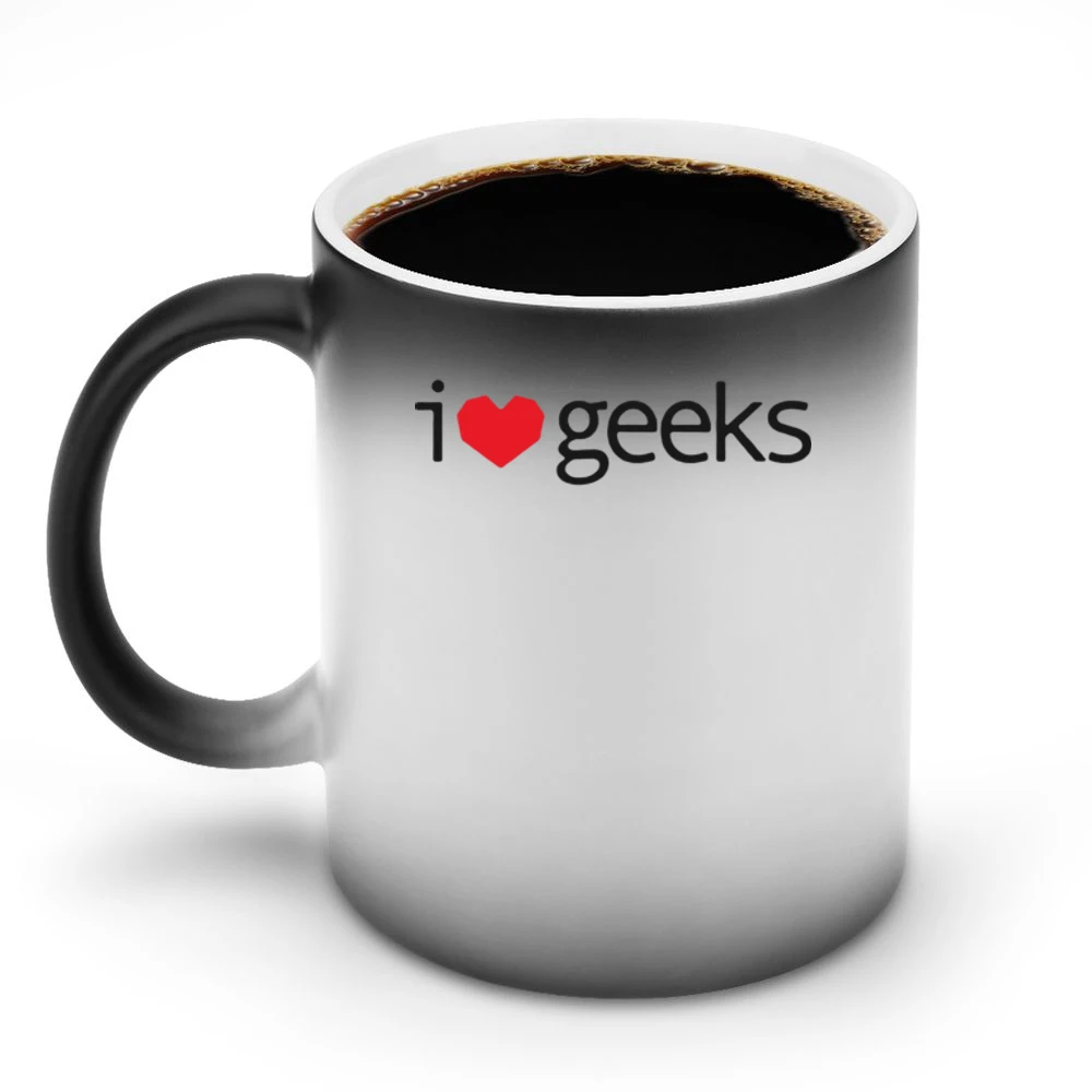 Love - I heart Geek Discoloration Mug