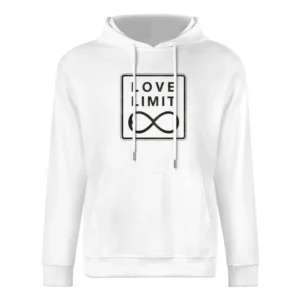 Love Limit Infinite Cute Heart Infinity Figure Eight Sign Graphic T Sh European Size Men Hoodie