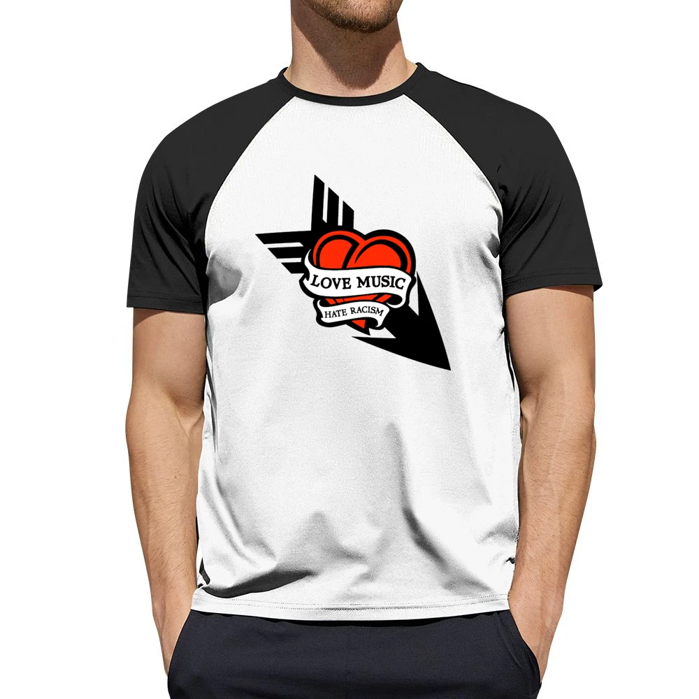 Love Music Hate Racism Men Short Sleeve T-Shirt
