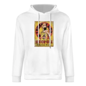 Lucky Lady Vintage Motor Oils Authorized Dealer Fun Distressed Car Lov European Size Men Hoodie