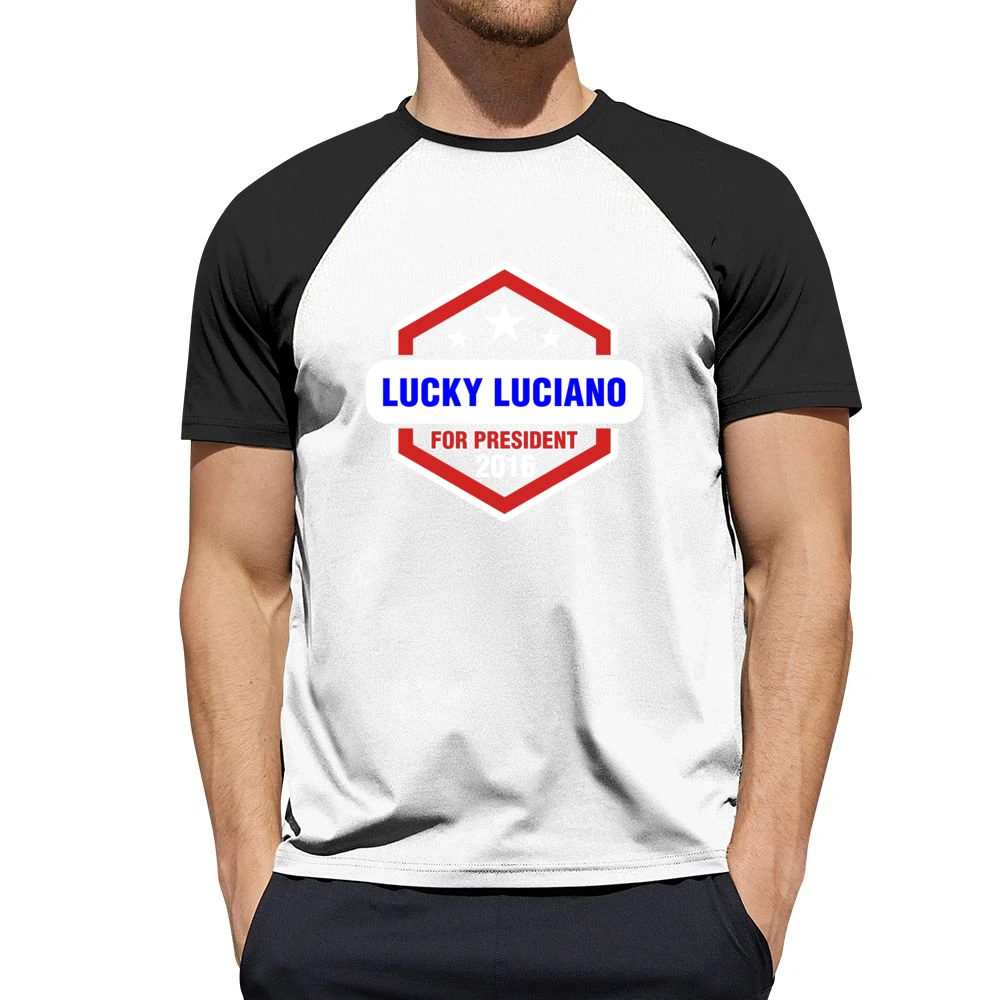 Lucky Luciano For President 2016 Boardwalk Empire TV Show Men Short Sleeve T-Shirt