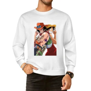 Luffy and Ace - European Size Pullover Sweater