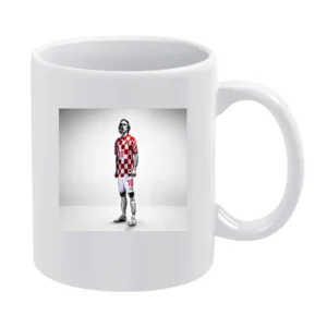 Luka Modric Croation Soccer Tshirt (all Colors and Styles available) White Mug