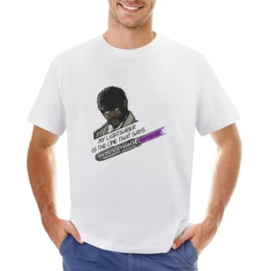 Mace Windu Samuel L Jackson lightsaber starwars parody pulp fiction mo Asian Size Men T-Shirt