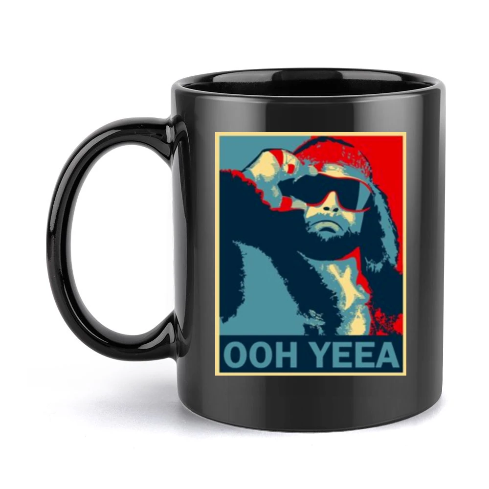 Macho Man Yeea Tshirt Black Mug