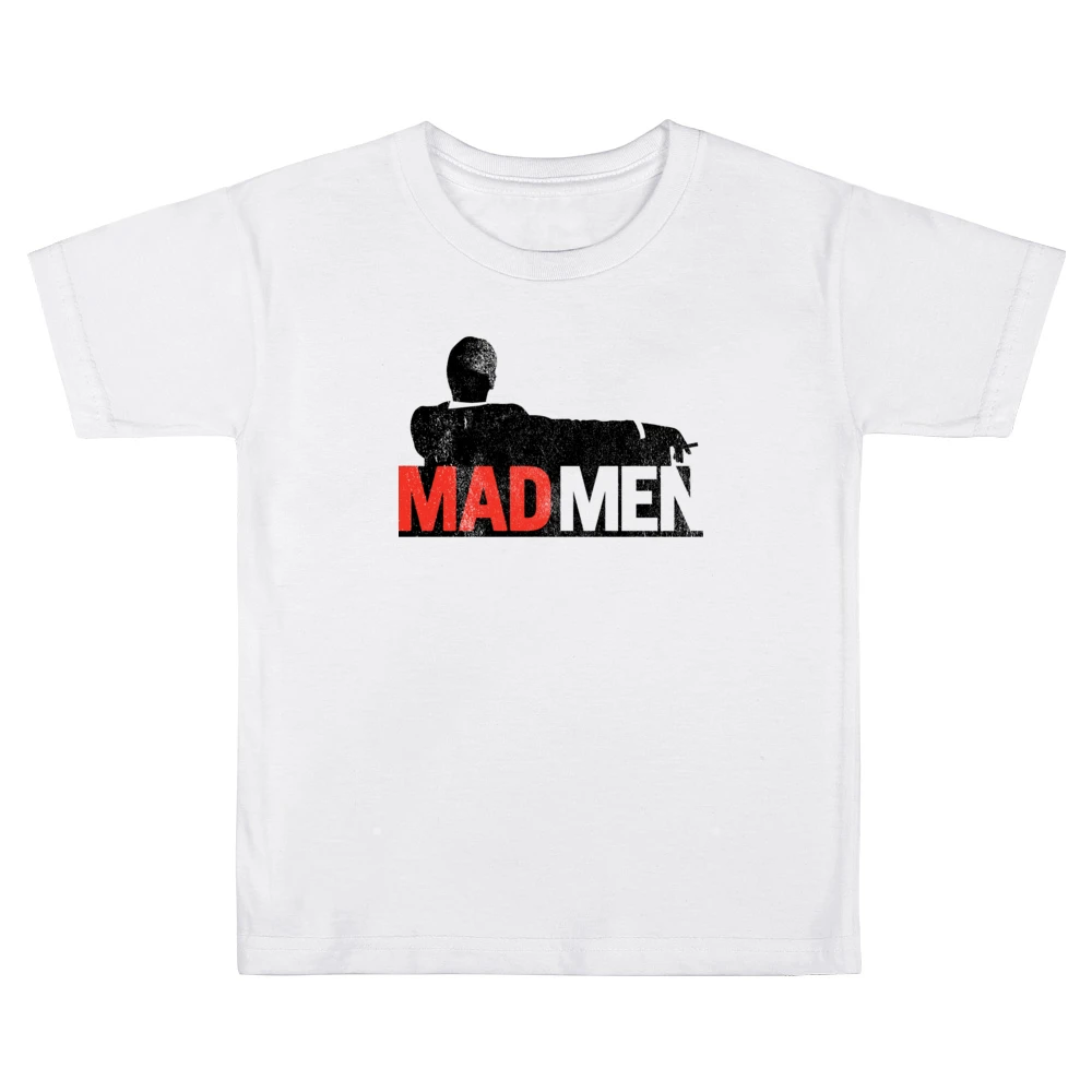 Madmen Vintage Style Distressed Popular TV Show Title Graphic Fan T Sh Kids Boys Girls T-Shirt