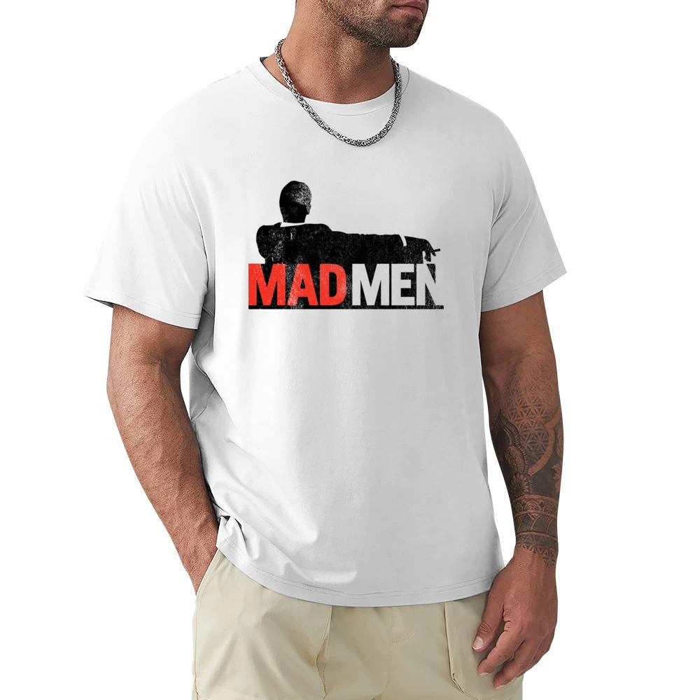 Madmen Vintage Style Distressed Popular TV Show Title Graphic Fan T Sh Premium Men T-shirt